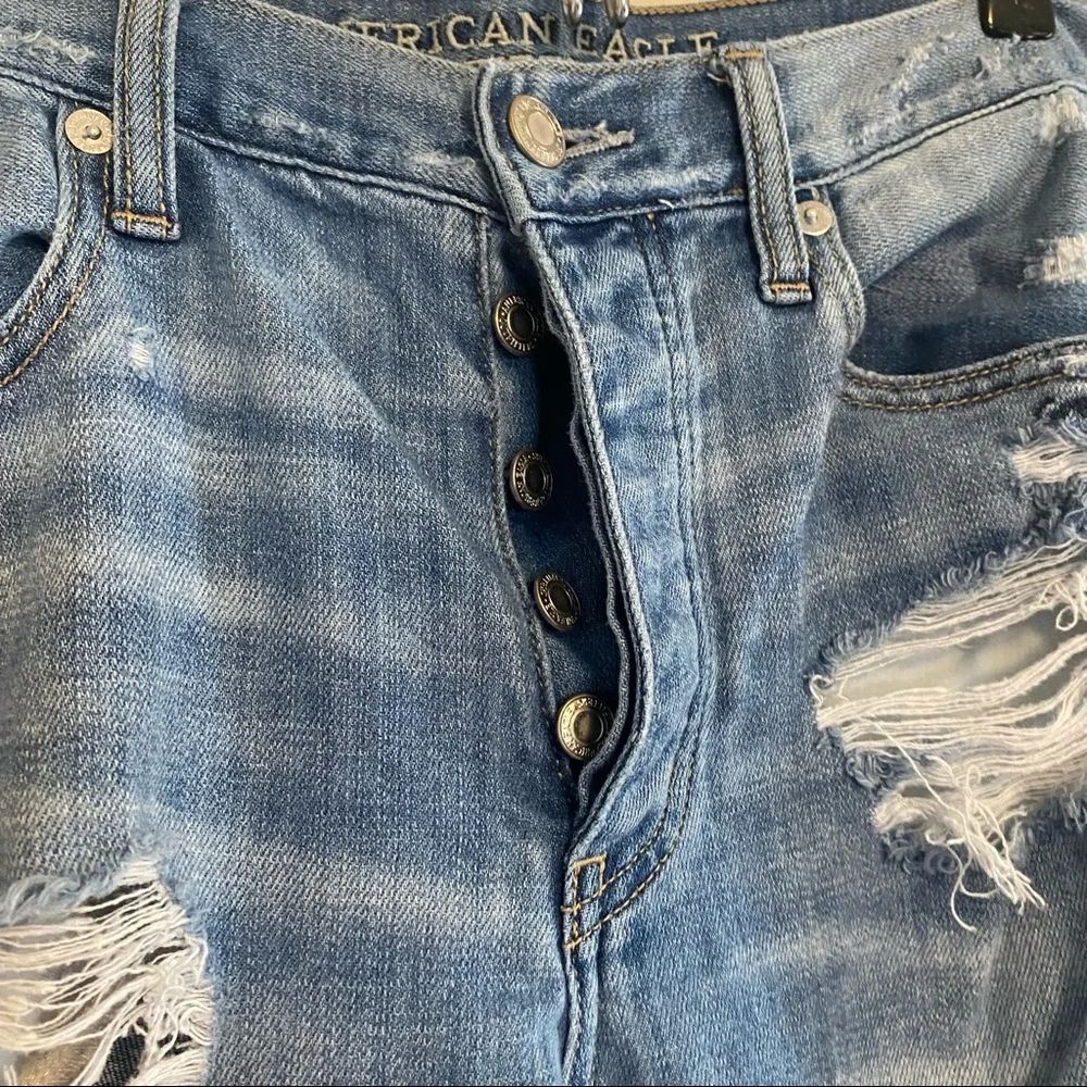 Distressed patchwork jeans - Picture 3 of 3